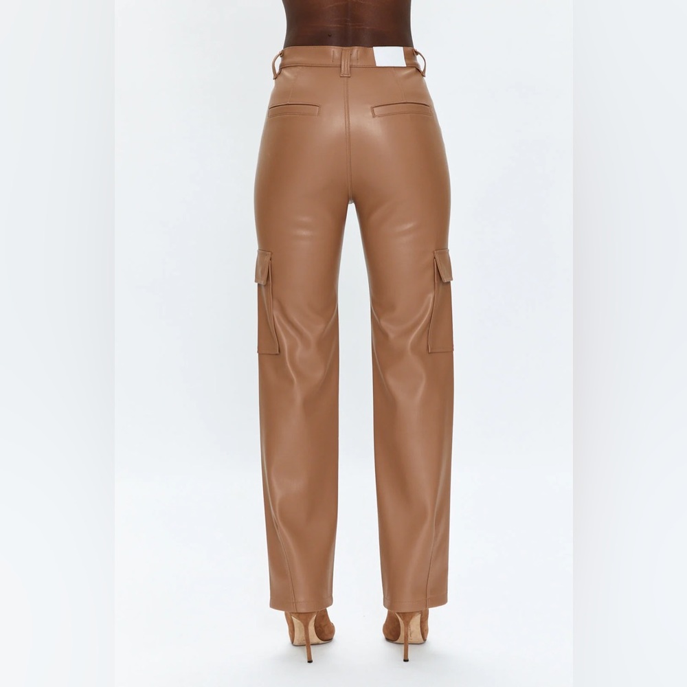 PISTOLA Cassie Utility High Rise Leather Pant - 27 - Picture 3 of 4